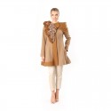 3D FLOWER DESIGN COAT